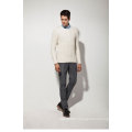 Acrylic Nylon Wool Alpaca Cable Knit Man Sweater